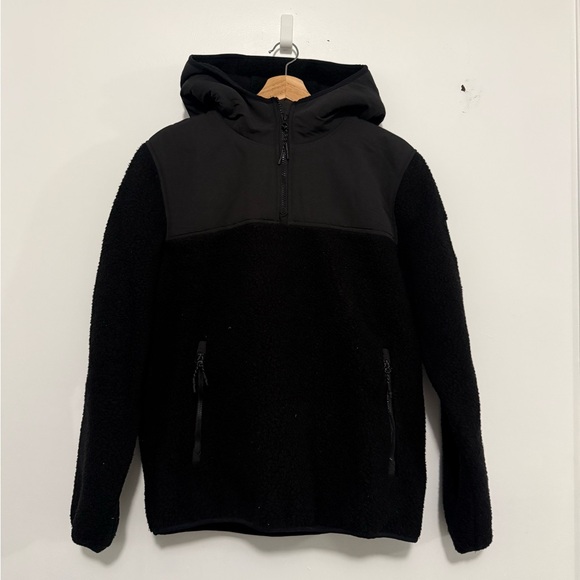 Roots Other - Roots Black Fleece Anorak Jacket